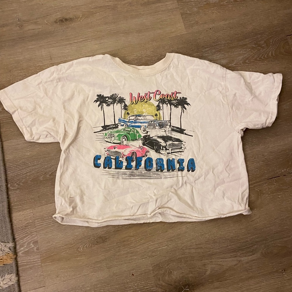 California cropped t-shirt